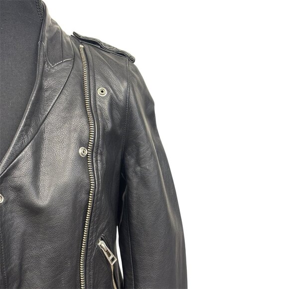 Zadig & Voltaire Leather Moto Jacket – Vintage-Inspired Luxury - Picture 2 of 11
